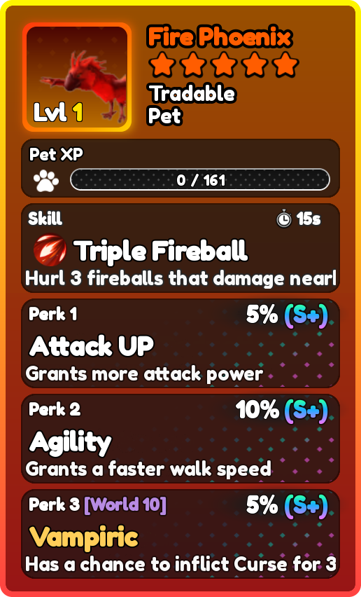 Fire Phoenix pet