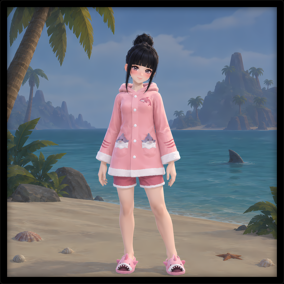 Shark Raincoat (Pastel)