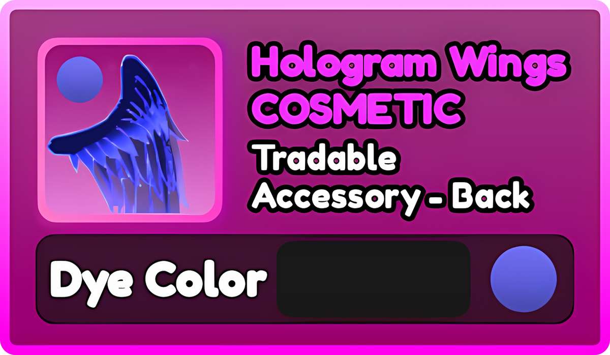 Hologram Wings (Pastel)