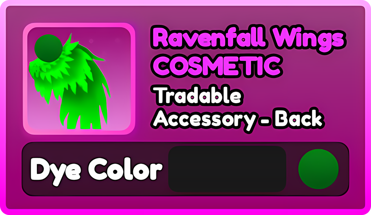 Ravenfall Wings (Solid)